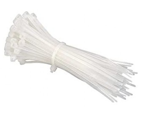 Bridas para cable de 200mm (2,5mm) transparente (bolsa